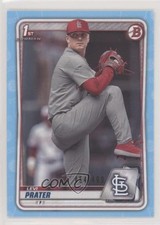2020 Bowman Draft Sky Blue Border 454/499 Levi Prater #BD-125 c8a