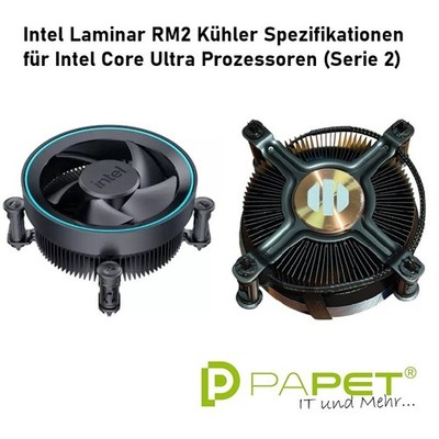 Wow 5 x Intel Laminar RM2 CPU Kühler Core Ultra Serie 5 / 7 LGA 1851 - 65W TDP