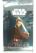 STAR WARS FREE ATTACK CLONES BOOSTER + DROID STARFIGHTER DFS-4CT FOIL M/GEM MINT