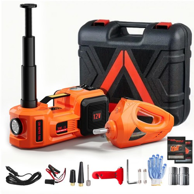 #ad 5 Ton 12V Hydraulic Car Floor Jack Kit Electric Car Jack w Tire Inflator Pump $129.99