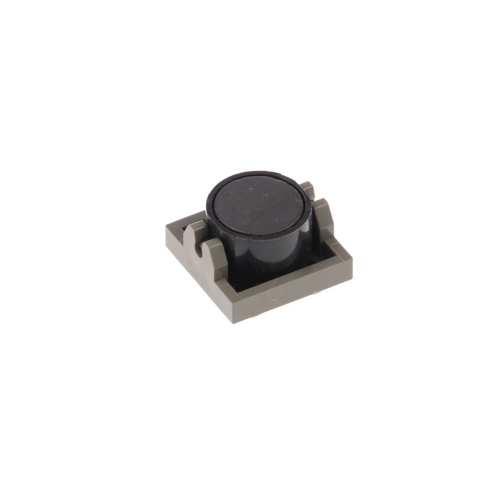 1X Lego Magnet Holder 2X2 Old Dark Gray Black Cylinder Bottom 73092 30159