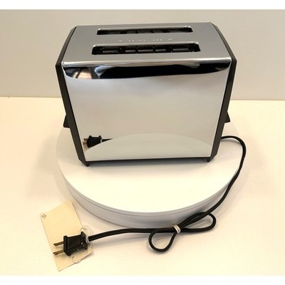 VINTAGE *NEW* 1980's Proctor Silex 2-Slice Toaster Chrome/Black USA