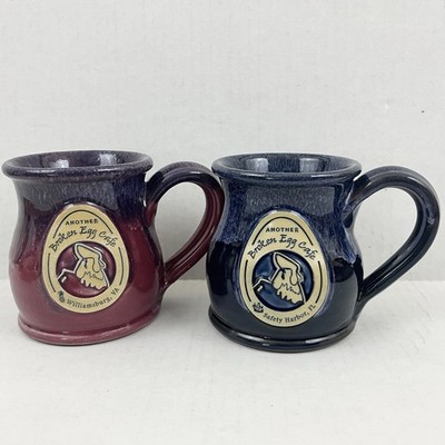Deneen Pottery Another Broken Egg Cafe Coffee Mug Set Safety Harbor Williamsburg
