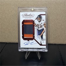 2023 Panini Flawless - Rookie Patch Autographs Roschon Johnson #RPA-RJN /15 (RC)