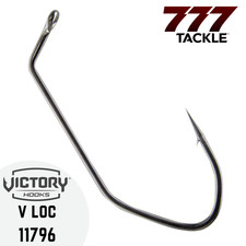 Ganchos Victory 11796 V-Loc 60º Gancho Pesado Comparar Mustad 32796 Paquete de 100 o 250