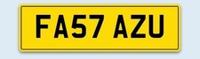 FAST AS YOU! Cherished Number Plate Private Registration FA57 AZU