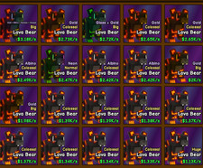 20pcs Lava bear PACKAGE DEAL  Catch and tame