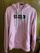Reebok Pink Hoodie Women's Large EUC