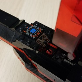 Custom Lego Star Wars: X-wing Star Fighter Lot (3) Black / Red Stealth 7140