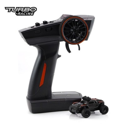Turbo Racing C81-BLACK 1/76 RC Monster Truck 2WD Off-Road RTR w/Radio