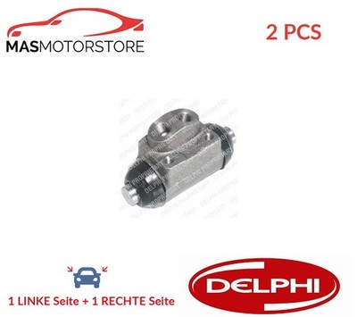 RADBREMSZYLINDER TROMMELBREMSE PAAR DELPHI LW30048 2PCS A FÜR FORD ESCORT VII