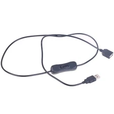 Upgraded USB Male to Female Cable USB Extension Cord with Power Control