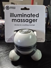 Portable Handheld illuminated Push Button Mini Massager