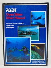 Padi Open Water Diver Manual 1990 Scuba mit Tauchtabelle Taucher Buch Deutsch