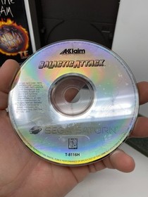 Galactic Attack (Sega Saturn 1995) -  Complete CIB w/ Registration Card