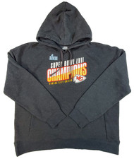 Kansas City Chiefs Super Bowl LVII Champions Hoodie Fanatics Mens XL Gray New