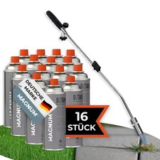 Magnum ®Unkrautbrenner inkl.  Gaskartuschen - stabiler Unkrautvernichter