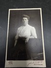 Joh. K. Engvig B&W Studio Portrait  Card Photo of Woman, Kristiansund — photo 6