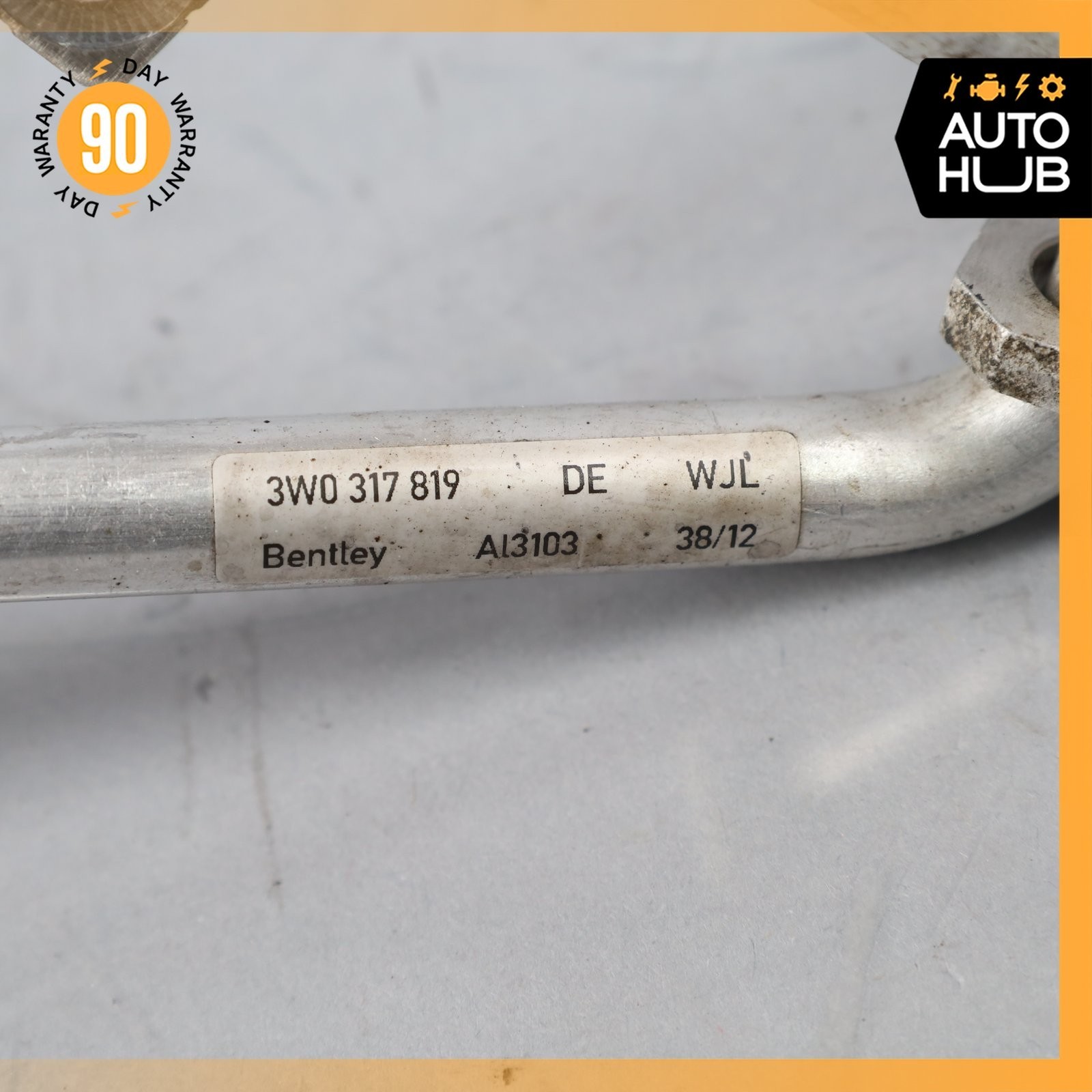 12-18 Bentley Continental GT GTC 6.0L Transmission Oil Cooler Return Line OEM