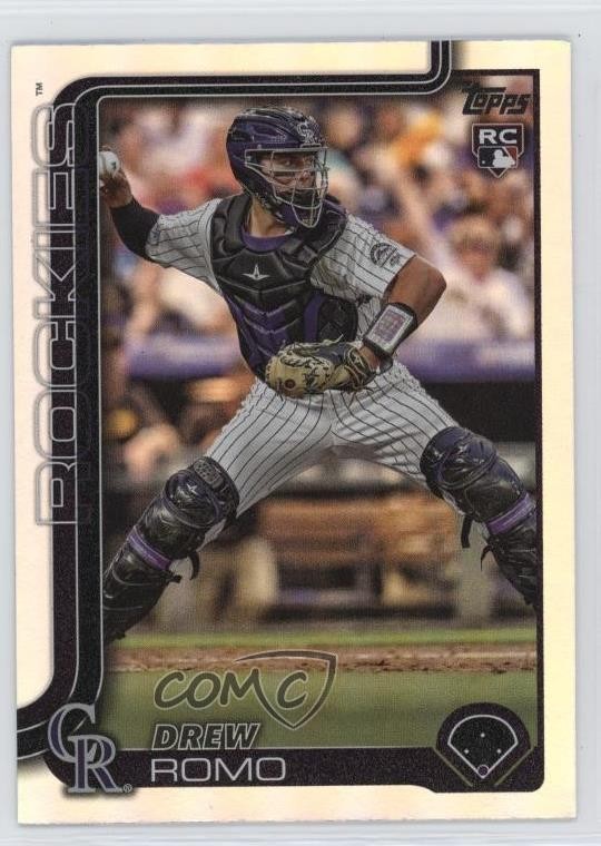 2025 Topps Series 1 Rainbow Foilboard Drew Romo #296 Rookie RC 9af