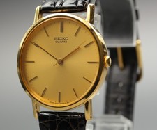 Orologio Uomo Vintage 1988 [Quasi Come Nuovo] Seiko 2C21-0120 Oro 33mm...