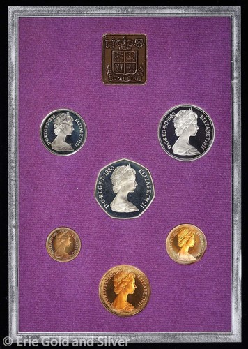 1980 Royal Mint Coinage of Great Britain & Northern Ireland - Bild 4 von 4