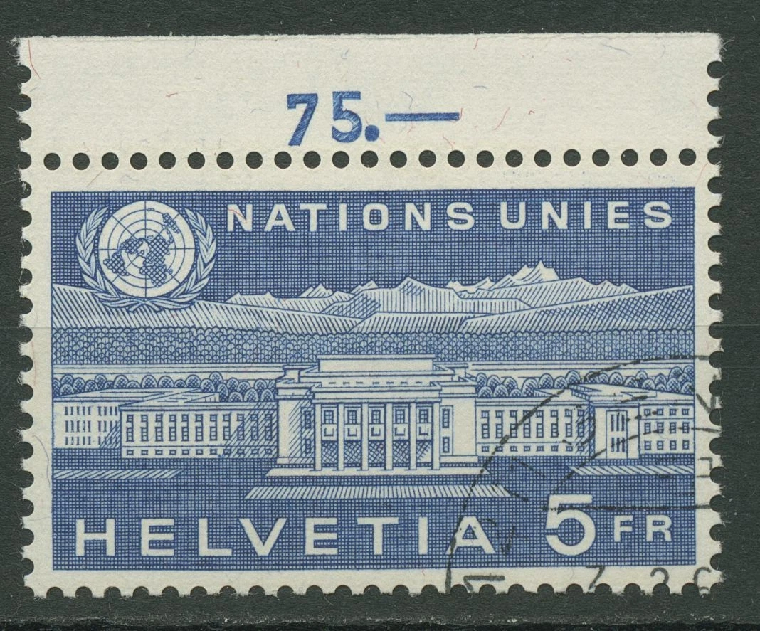 Europ. Amt der Ver. Nationen (ONU/UNO) 1960 Palais des Nations 33 gestempelt