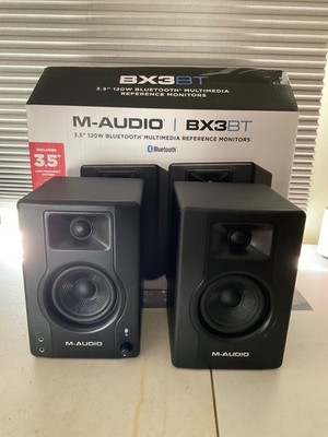 M-Audio BX3BT Bluetooth Powered Speakers - Mint Condition with Original Packing