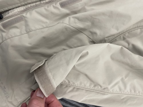 L L Bean 3 In 1 Jacket Removabke Liber In Off White Item #264929 Mens Med - Picture 8 of 13