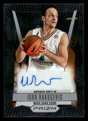 Igor Rakocevic 2023-24 Panini Prizm EuroLeague #PRS-IGO Prizm Retro Auto