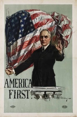 President WARREN G HARDING Political Election CAMPAIGN AD Poster Photo 24x36