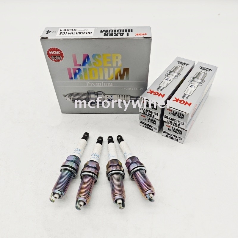 Set of 4 NGK 96964 Laser Iridium Spark Plugs DILKAR7H11GS