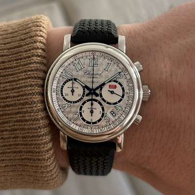 Chopard Mille Miglia Chronograph Automatik Herren Edelstahl Schwarz Silber