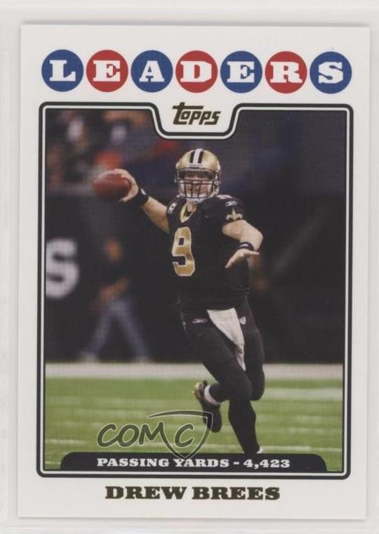 2008 Topps Gold Foil Drew Brees #287 HOF 1o3