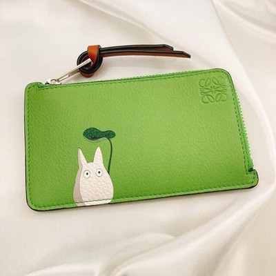LOEWE Studio Ghibli Totoro Coin Card Holder Fragment Case Unused w/Box Bag Japan