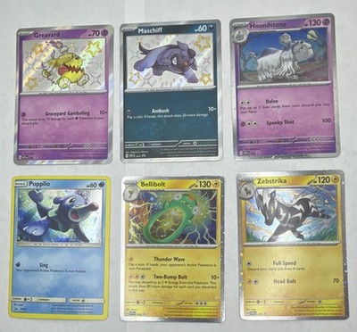 Pokémon TCG Promo 6 card lot including General Mills Exclusive Popplio Promo 