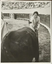 Berta Trujillo, Famous Female Matador, Original Type 1 Photo, 1956, 8x10