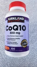 Kirkland Signature CoQ10 300 mg., 100 Softgels  NEW AND SEALED