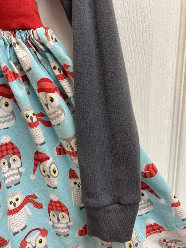 Vestido Búho Navidad Niñas Talla 6 por KPea Usado Usado en Excelente Condición Foto 4 de 4