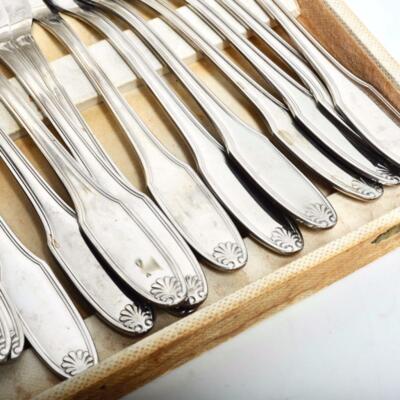 Letang Remy Paris Stainless Fish Knives Forks Set with Case
