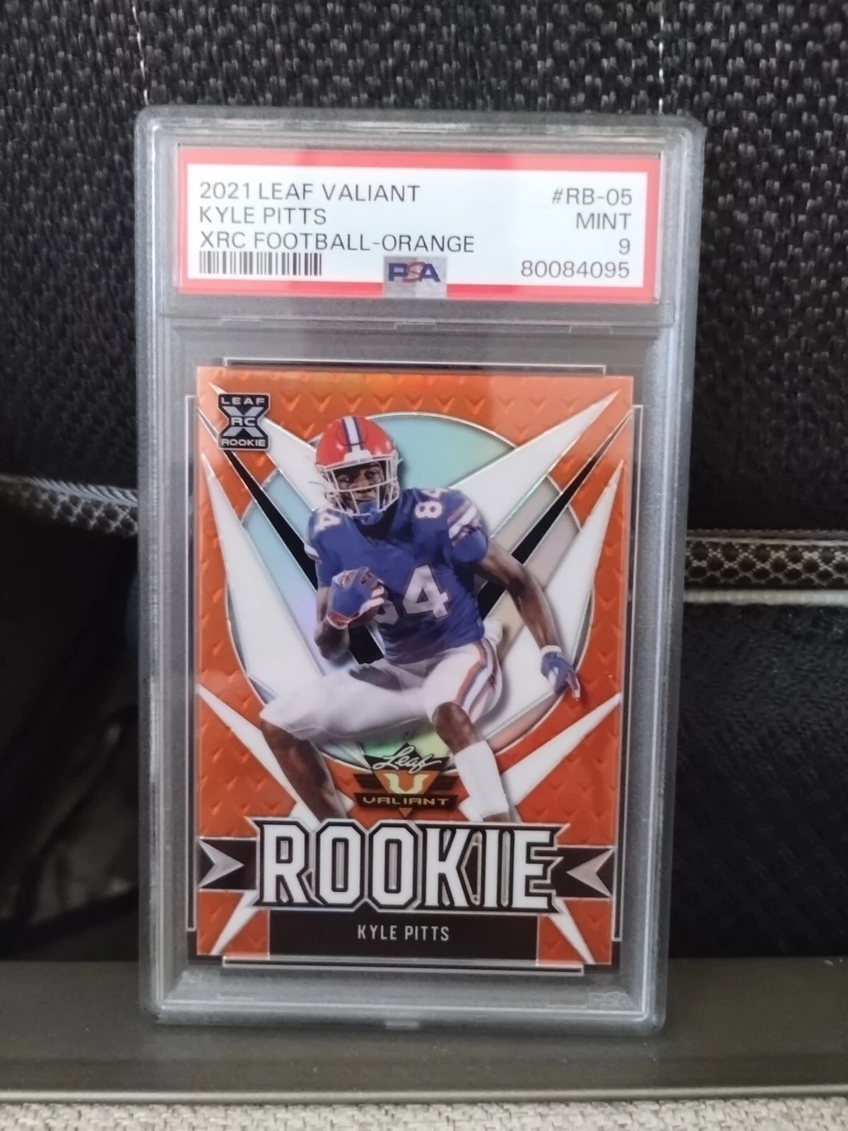 Kyle Pitts Leaf Valiant Xrc Football #RB05 Navy Blue