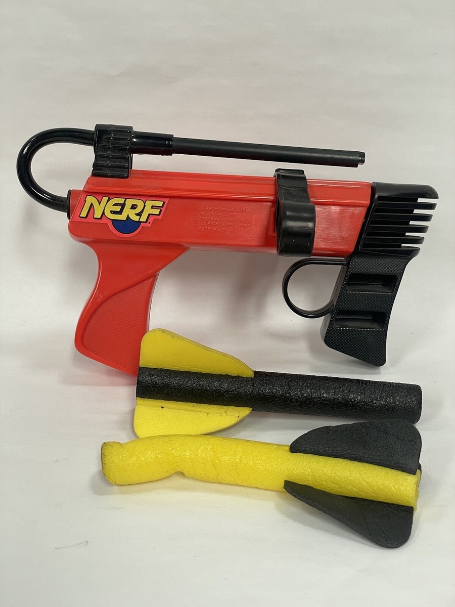 Vintage 1992 Kenner NERF NB-1 Missile Blaster Arrow Gun W/ 1