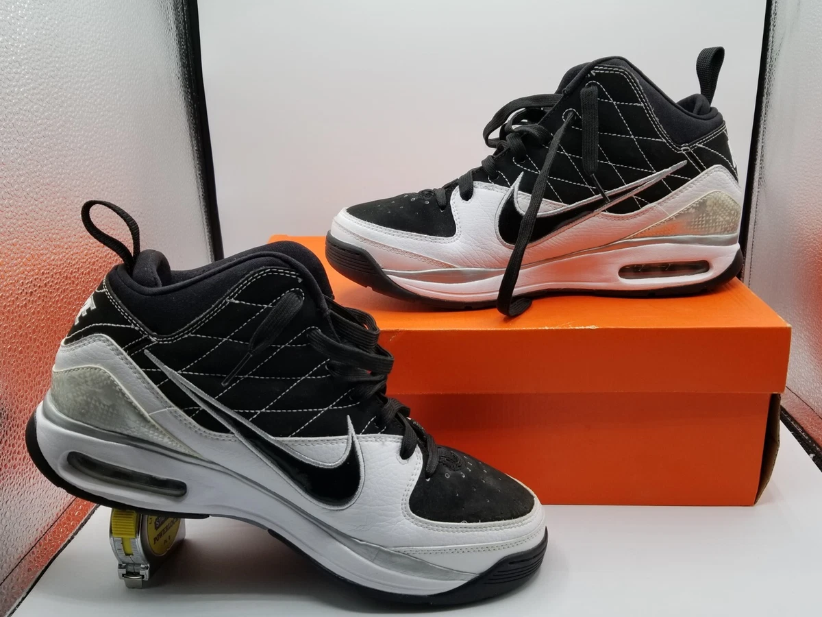 Nike Blue Chip II Black White Lace Up Sneakers Women Size 10.5