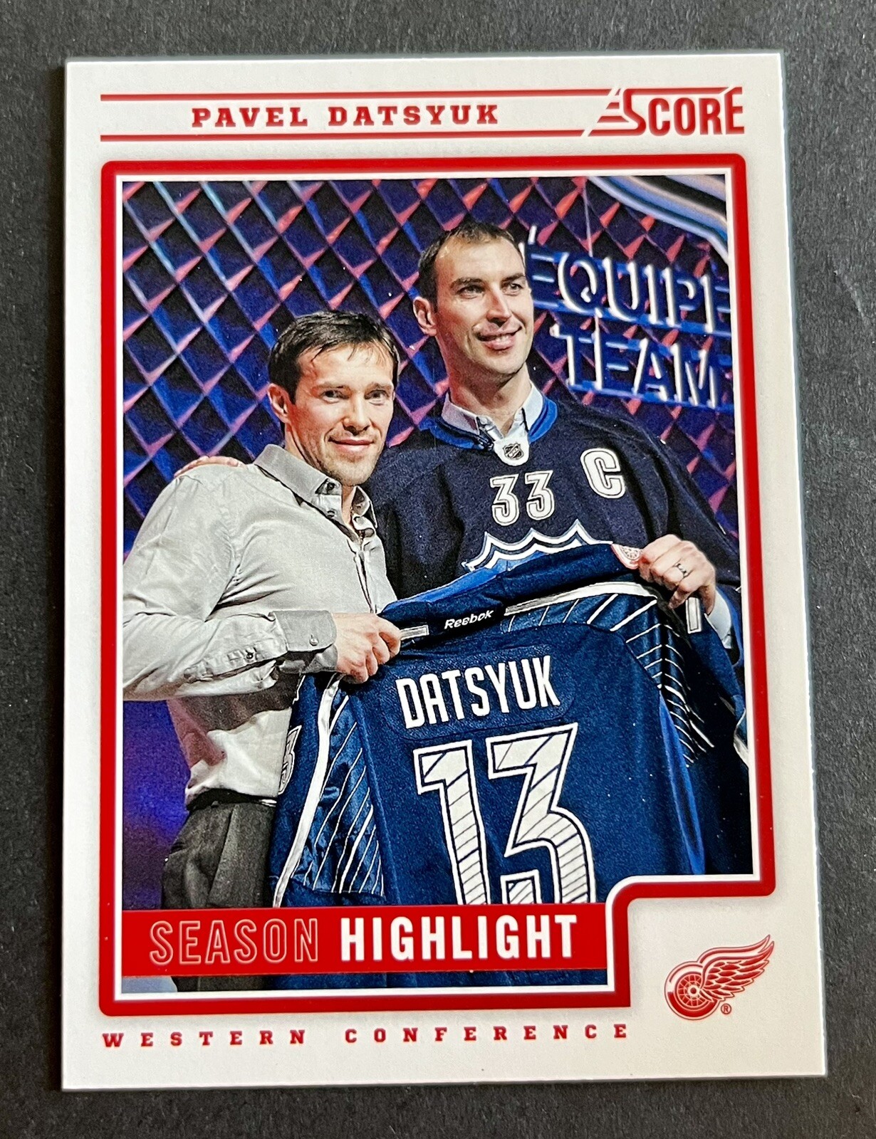 2012-13 Score Hockey Season Highlight - Pavel Datsyuk #10 - Detroit Red Wings