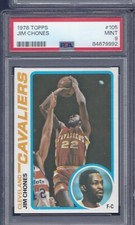 1978 TOPPS BASKETBALL #105 JIM CHONES  PSA 9 MINT  LOOKS GEM NEW CASE (B)