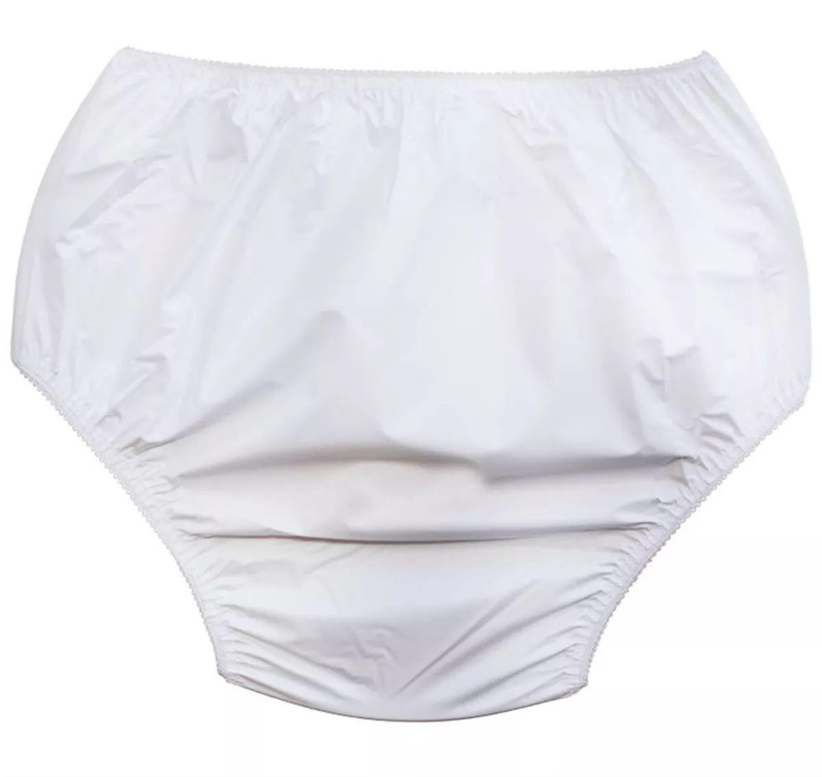 Ladies Nylon Waterproof Incontinence Briefs Pants Knickers White or Black