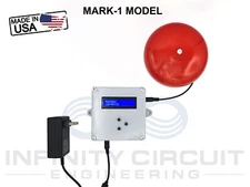 Factory break time alarm bell, notification system for warehouse 18 alarms! loud