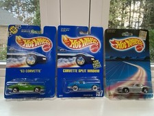 Hot Wheels Split Window ‘63 Corvette #3985, #1671, and #3092 -- 3 car set