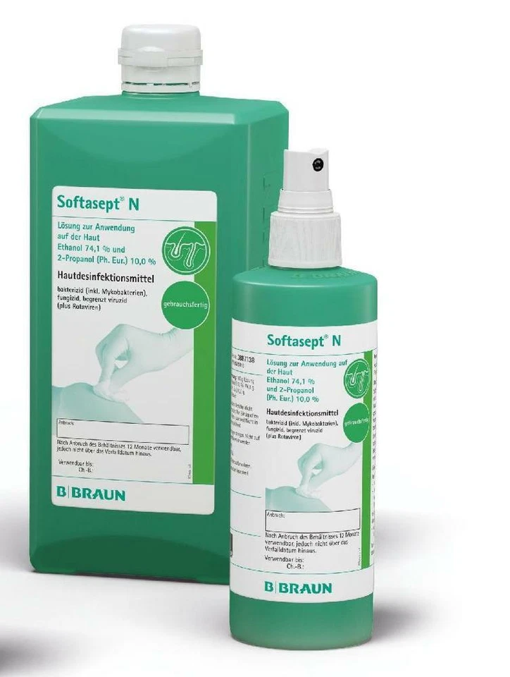 Softasept N 250ml Sprühflasche B.Braun farblose Hautdesinfektion