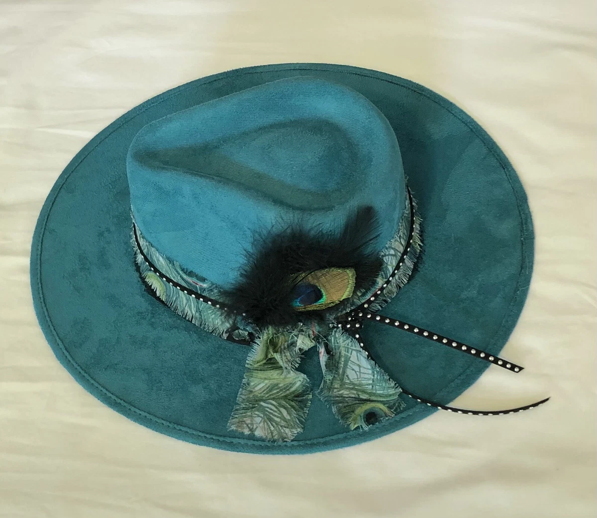 Suede Blue Hats for Women for sale | eBay display picture 3